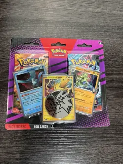 POKEMON TCG: BLISTER 2 Booster Packs 3 FOIL Articuno, Zapdos, Tyranitar - Sealed - Image 1