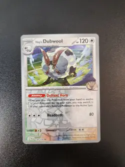 2025 Pokemon TCG Hop's Dubwool 136/159 Journey Together Rare Reverse Holo - Image 1