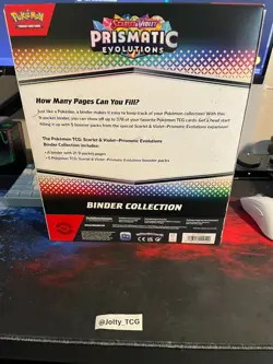 Pokemon Scarlet & Violet Prismatic Evolutions Binder Collection Box Sealed - Image 2