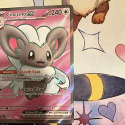 Cinccino EX 105/086 Chaos Rising Ultra Rare Full Art - Image 2