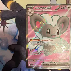 Cinccino EX 105/086 Chaos Rising Ultra Rare Full Art - Image 3