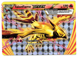 Pokemon TCG Talonflame Break 21/114 Rare BREAK XY Steam Siege LP - Image 1