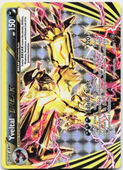 Yveltal BREAK 66/114 BREAK Rare Steam Siege Pokemon Near Mint - Image 1