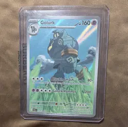 Pokemon TCG Golurk 123/086 Sv: Black Bolt Illustration Rare Holo English 160HP - Image 1