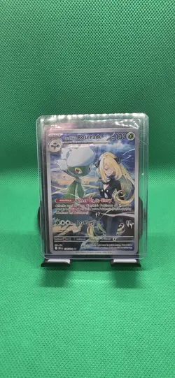 Pokemon TCG Cynthia's Roserade 184/182 SV10 Destined Rivals IR NM/M Condition - Image 1