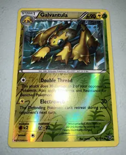 Pokemon TCG Galvantula Reverse Holo 42/114 XY Steam Siege - Image 1