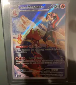 2026 Pokemon Ethan's Magcargo 222/217 Ascended Heroes Illustration Rare - Image 1