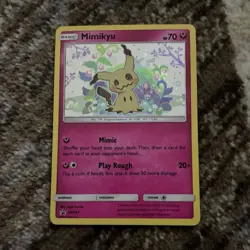 Pokemon TCG Mimikyu SM163 SM Promo Holo Basic 70 HP Psychic ENG - Image 1