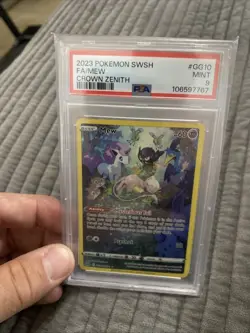 Mew GG10/GG70 Pokemon Crown Zenith: Galarian Gallery PSA 9 - Image 2