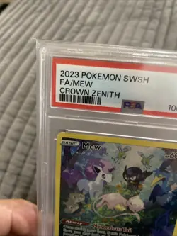 Mew GG10/GG70 Pokemon Crown Zenith: Galarian Gallery PSA 9 - Image 5