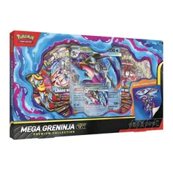 Pokemon TCG: Mega Greninja ex Premium Collection 8 Packs + Promo Ships 7/3 - Image 1