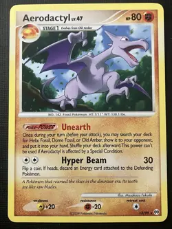 Aerodactyl 13/99 Pokemon Platinum Arceus 2009 Common LP - Image 1
