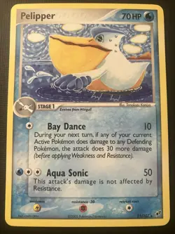 Pelipper 21/107 Pokemon EX Deoxys 2005 Regular Rare NM - Image 1