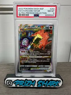 2022 Pokemon Charizard VSTAR SWSH262 Ultra Premium Collection PSA 8 Promo - Image 1