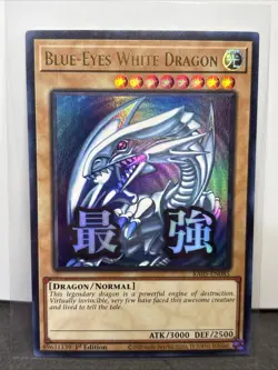 Konami Blue-Eyes White Dragon Yu-Gi-Oh! TCG 1st Edition RA05-EN085 - Image 1