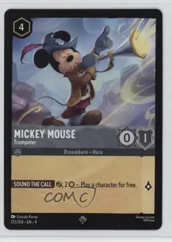 2025 Disney Lorcana - Fabled 9 Mickey Mouse Trumpeter #172 - Image 1