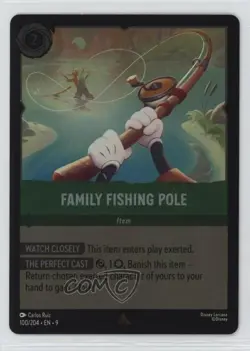 2025 Disney Lorcana - Fabled 9 Foil Family Fishing Pole #100 - Image 1