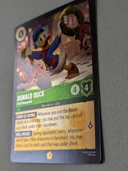 Donald Duck – Fred Honeywell #93/204 – Winterspell Cold Foil Lorcana - Image 3
