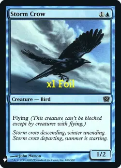 MTG Foil Mystery Booster MB1 Storm Crow MINT - Image 1