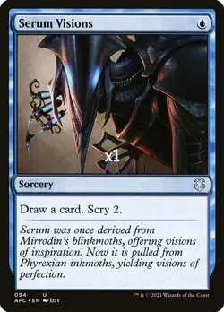 MTG Commander: Adventures in the Forgotten Realms AFC Serum Visions MINT - Image 1