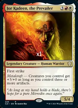 MTG Commander 2021 C21 Jor Kadeen, the Prevailer MINT - Image 1