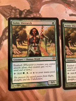 MTG Noble Hierarch CON English Foil x2 Rare Cards Multicolor Conflux JAPAN - Image 2