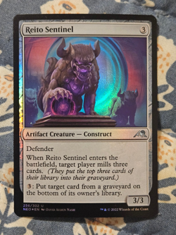 Reito Sentinel FOIL (256/574) Kamigawa Neon Dynasty MTG Magic the Gathering - Image 2