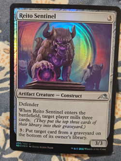 Reito Sentinel FOIL (256/574) Kamigawa Neon Dynasty MTG Magic the Gathering - Image 3