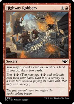 Highway Robbery -Foil Near Mint MTG Outlaws of Thunder Junction - Image 1