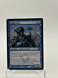 MTG 2010 Riddlesmith - Creature, Human Artificer Scars of Mirrodin 40 SOM Unc - Image 1