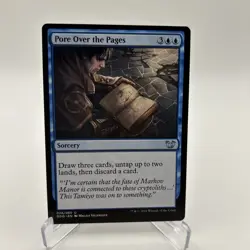 MTG 2016 PORE OVER THE PAGES - Sorcery Duel Decks: Blessed vs. Cursed Blue Unc - Image 1