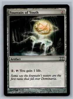 Magic The Gathering 10th Edition Fountain of Youth #323/383 MTG TCG CCG Tenth - Image 1