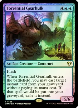 MTG - Torrential Gearhulk - Foil - Commander Masters - Magic the Gathering - Image 1