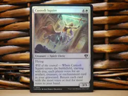 MTG Custodi Squire 0019 FOIL | NM Near Mint | CMM | 2023 - Image 1
