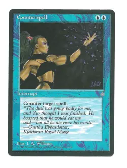 Vintage Magic The Gathering (MTG) : Ice Age : Counterspell - Image 2