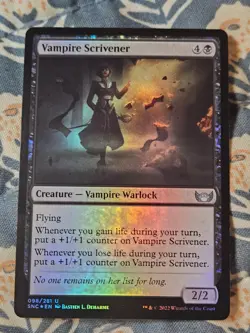 Vampire Scrivener FOIL (98/547) Streets of New Capenna MTG Magic - Image 2