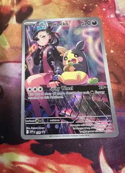 Pokemon TCG Marnie's Morpeko SVP 206 Rival Battle Deck Black Star Promo - Image 1