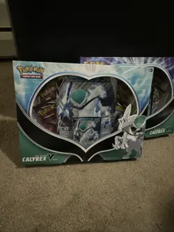 Pokemon TCG Ice & Shadow Rider Calyrex V Box Factory Sealed Set of 2 820650809002 - Image 1