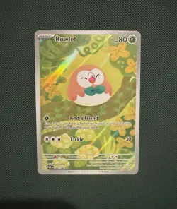 Rowlet 090/088 - Illustration Rare - Me03: Perfect Order - Holo - NM - Image 1