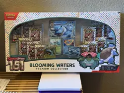 Pokemon TCG Scarlet & Violet 151 Blooming Waters Premium Collection Box Sealed - Image 1