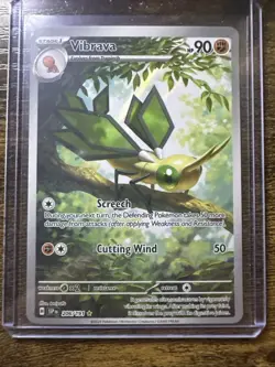 Vibrava 206/191, Surging Sparks, Illustration Rare Full Art Holo, Pokemon TCG - Image 1