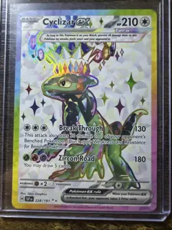 Cyclizar EX 228/191 Ultra Rare, Surging Sparks, Full Art Holo, Pokemon TCG, NM - Image 1