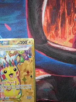 Pokemon Pikachu ex 247/191 Sv08 Surging Sparks Full Art Holo Hyper Rare English - Image 3