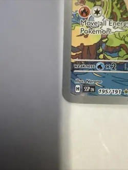 Pokemon TCG Castform 195/191 Surging Sparks Illustration Rare Near Mint - Image 2