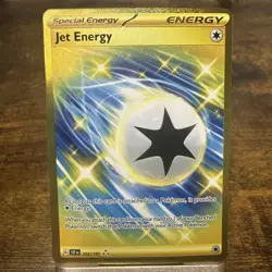 Pokemon TCG Jet Energy 252/191 Sv08: Surging Sparks Hyper Rare Full Art Holo NM - Image 1
