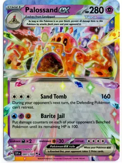 Pokemon - Surging Sparks Palossand EX 91/191 NM - Image 1