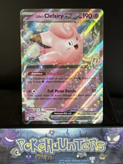 Pokemon Card Lillie’s Clefairy EX 056/159 Journey Together Near Mint - Image 1