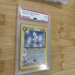 2000 Pokemon Togetic 16/111 Neo Genesis Rare Holo PSA 9 MINT (With Swirl) - Image 5