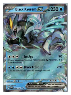 BLACK KYUREM EX 048/191 DOUBLE RARE SURGING SPARKS POKEMON NM/M - Image 1