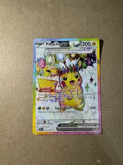 Pokemon Pikachu ex 219/191 SV08 Surging Sparks Hyper Rare Full Art Holo 200 HP - Image 1